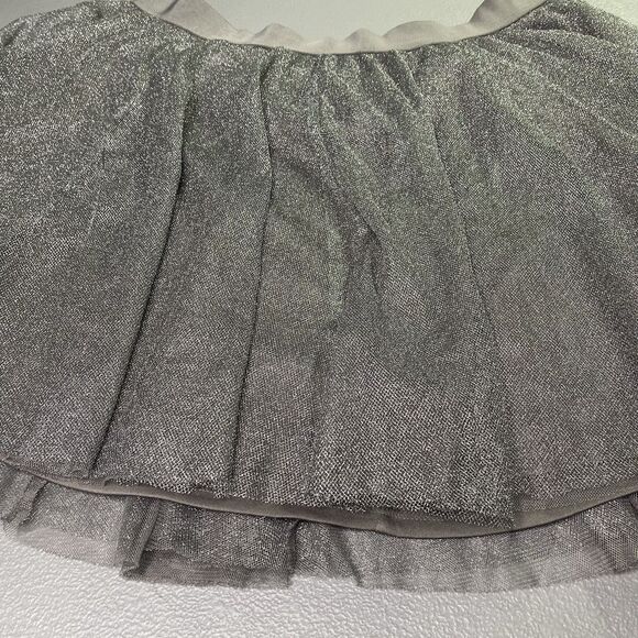 LAUREN CONRAD Skirt Metallic Tulle Layered Mini Pull-On Womens XL Gray Silver - Picture 10 of 10